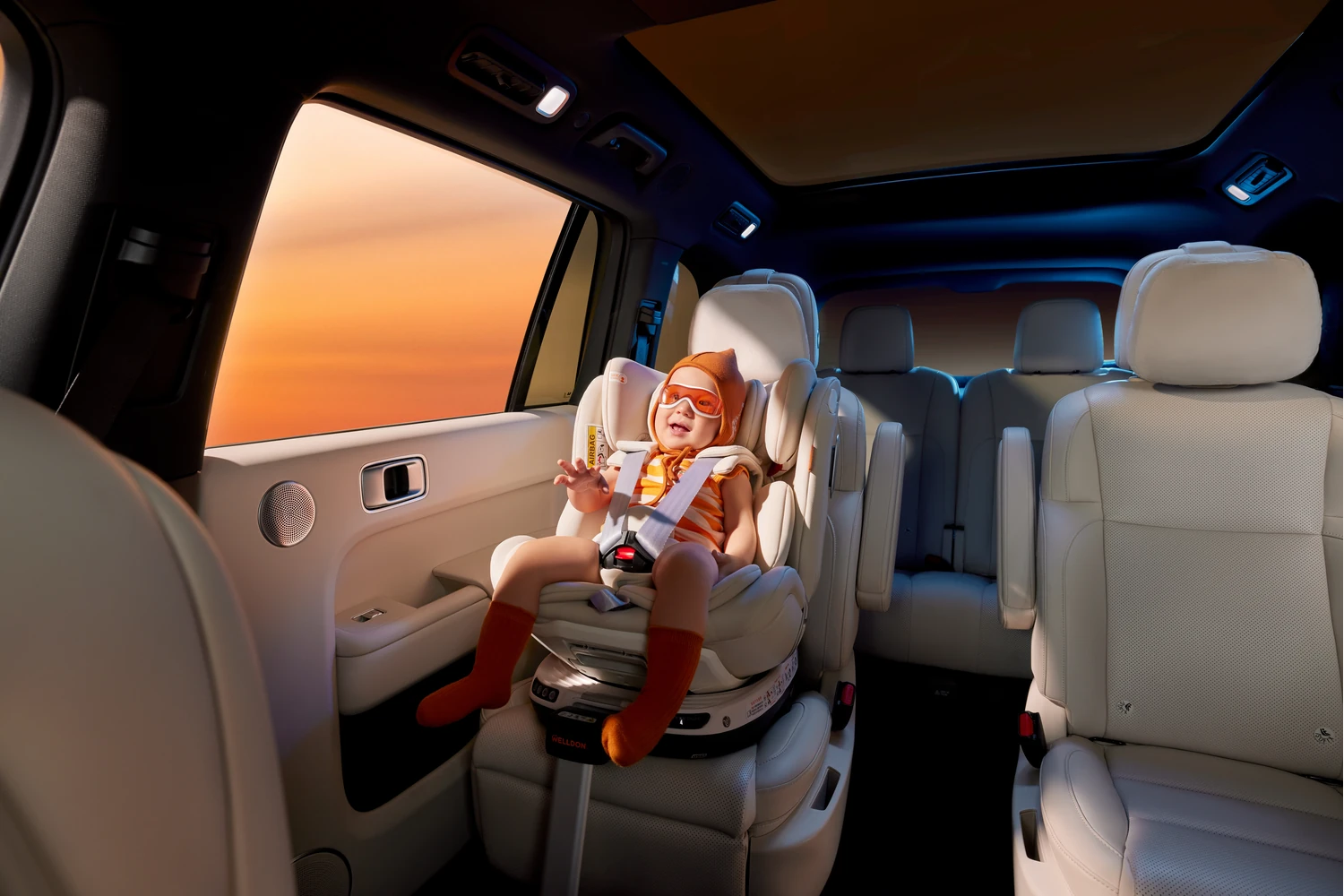 Welldon baby car seat slide image 5